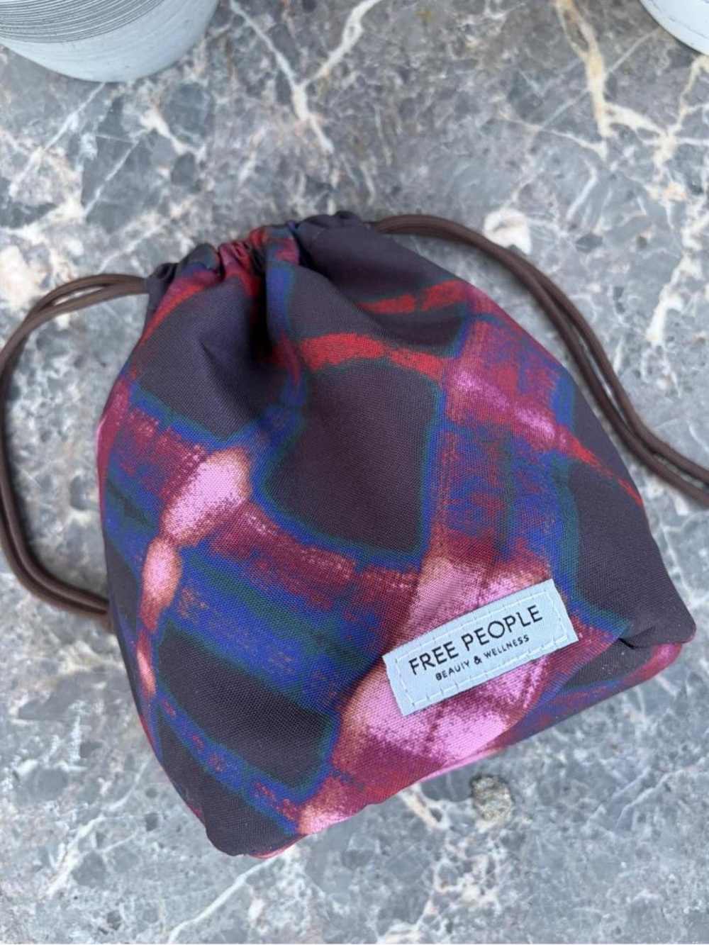 NEW Limited Edition Makeup cosmetics toiletry Bag: Free People purple and blue